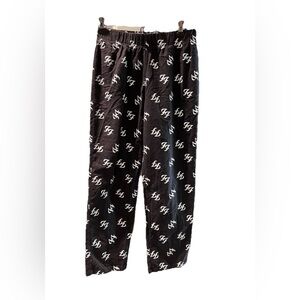 Foo Fighters black loungewear pants.